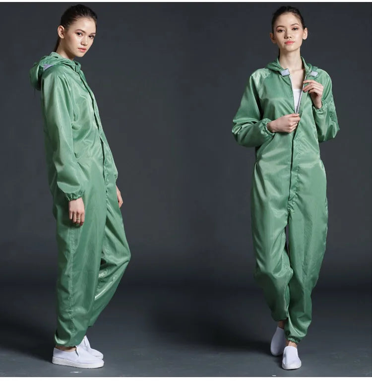 Unisex Coveralls Breathable Dustproof Safety Clothing Work Painting Clothes Sanitary Protection Jumpsuit Hazmat Zip Suit