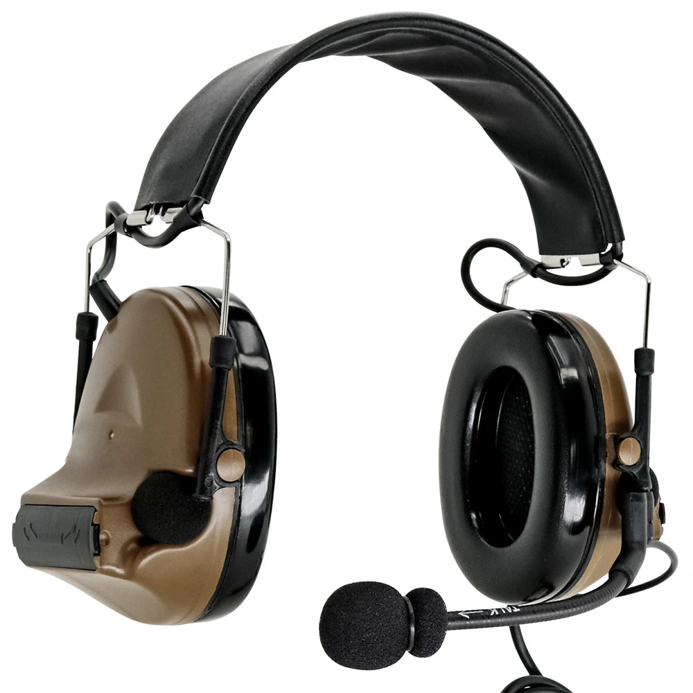 HEARING TACTICAL COMTAC Headset Hearing Protection COMTAC II Tactical Headphone Noise Reduction Pickup Airsof Shooting Earmuffs