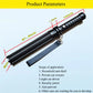 Portable Powerful Self Defense Flashlight Stick Telescopic Mace Rechargeable Q5 LED Flashlight Torch Self-defense Security Lamp