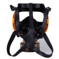 Wide vision mask with chemical gas filter, gas paint protector, activated carbon filter box full cover