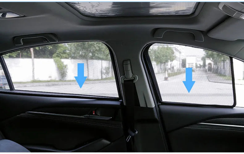 Car Sunshade Window Sunscreen Shading For Mazda 3 Axela GT 2019-2022 Anti-mosquito Netting Car Decoration Accessories