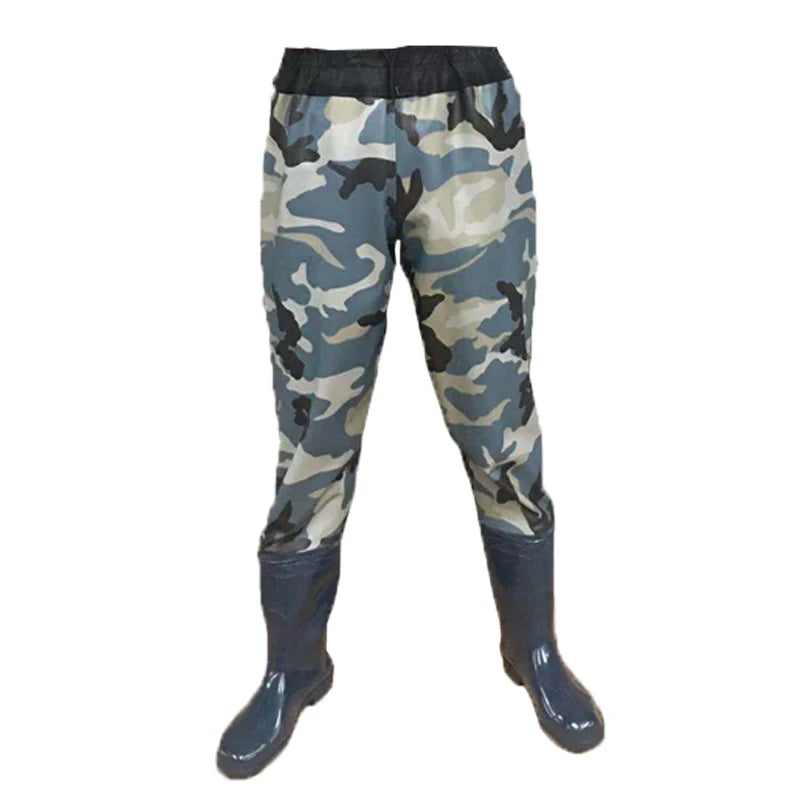 Underwater Half/full Body Waterproof Fishing Pants Men Women Outdoor Hunting Fishpond Camo Breathable Wading Trousers Rain Boots