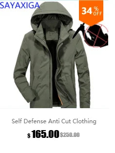 Self defense Businessmen Stealth Anti Cut blazer Knife Cut Resistant Jacket Anti Stab Proof Clothing Cutfree Security Clothing