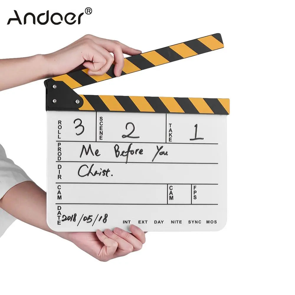 Klappa - Filmregissör 1st AD - Director Clapboard 30*19cm