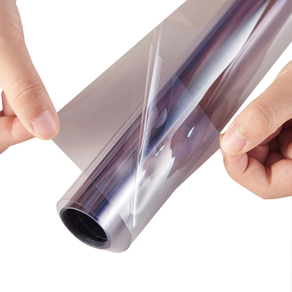 50cmx3m VLT 81% GrayBlue Auto Car Side Window Tint Foils 2 ply Solar Protection Film UV Block 23% and IR Insulation 10%