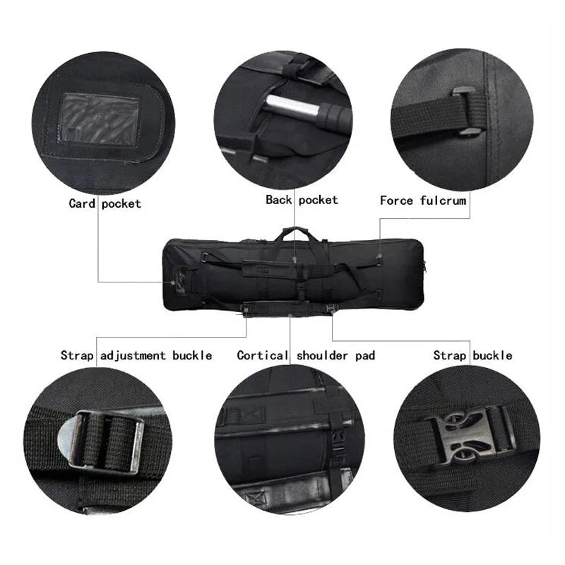 Tactical Gun Bag Military Equipment Shooting Hunting Bag 81/94/115CM Outdoor Airsoft Rifle Case Gun Carry Protection Backpack