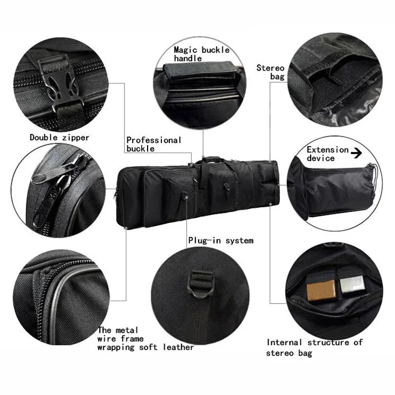 Tactical Gun Bag Military Equipment Shooting Hunting Bag 81/94/115CM Outdoor Airsoft Rifle Case Gun Carry Protection Backpack