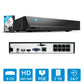 Reolink 4MP 5MP Camera System 8ch PoE NVR&amp;4 PoE IP Cameras Bullet Outdoor HD Video Surveillance Kit 2TB HDD RLK8-410B4