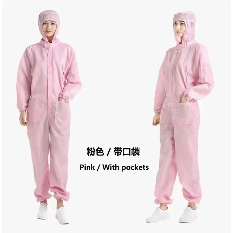 Unisex Coveralls Breathable Dustproof Safety Clothing Work Painting Clothes Sanitary Protection Jumpsuit Hazmat Zip Suit