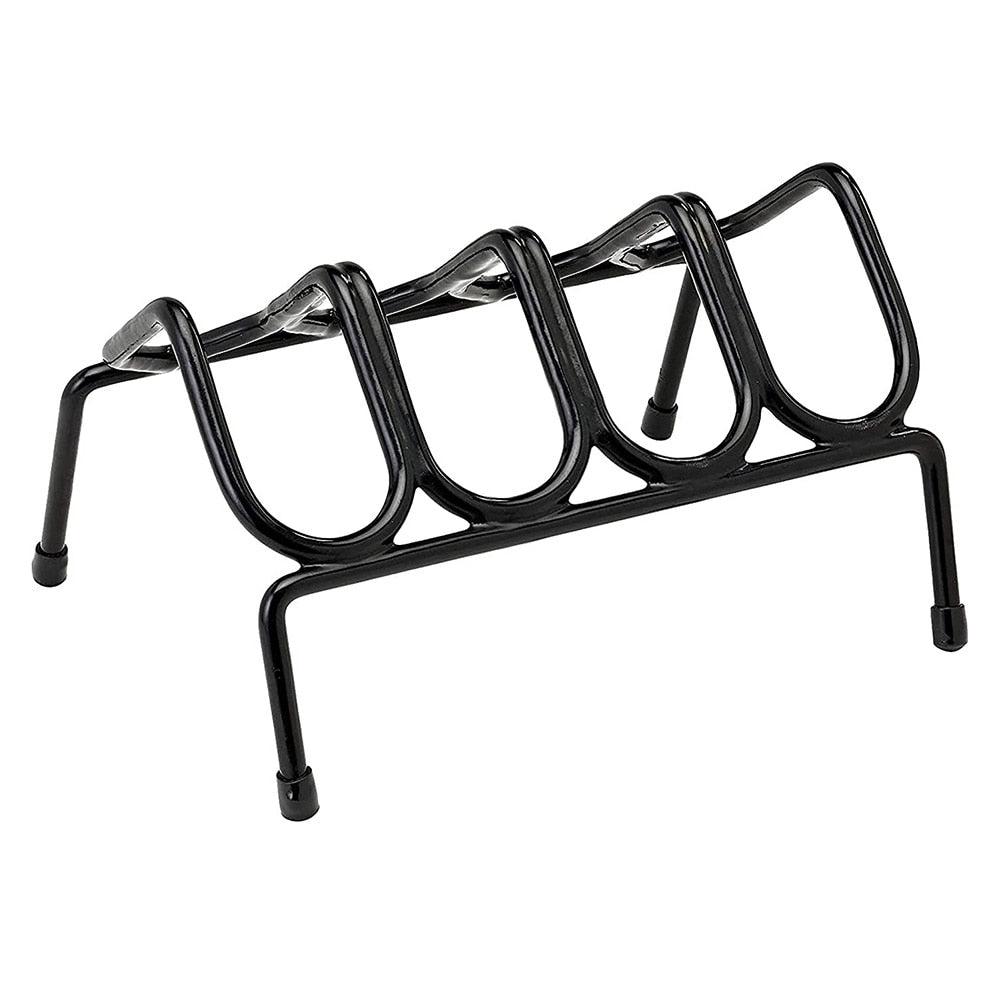 Pistol Rack For Handgun Storage and Organization Holds 4 Handguns Multifunction Steel Handgun Display Stand With Non-Slip Feet