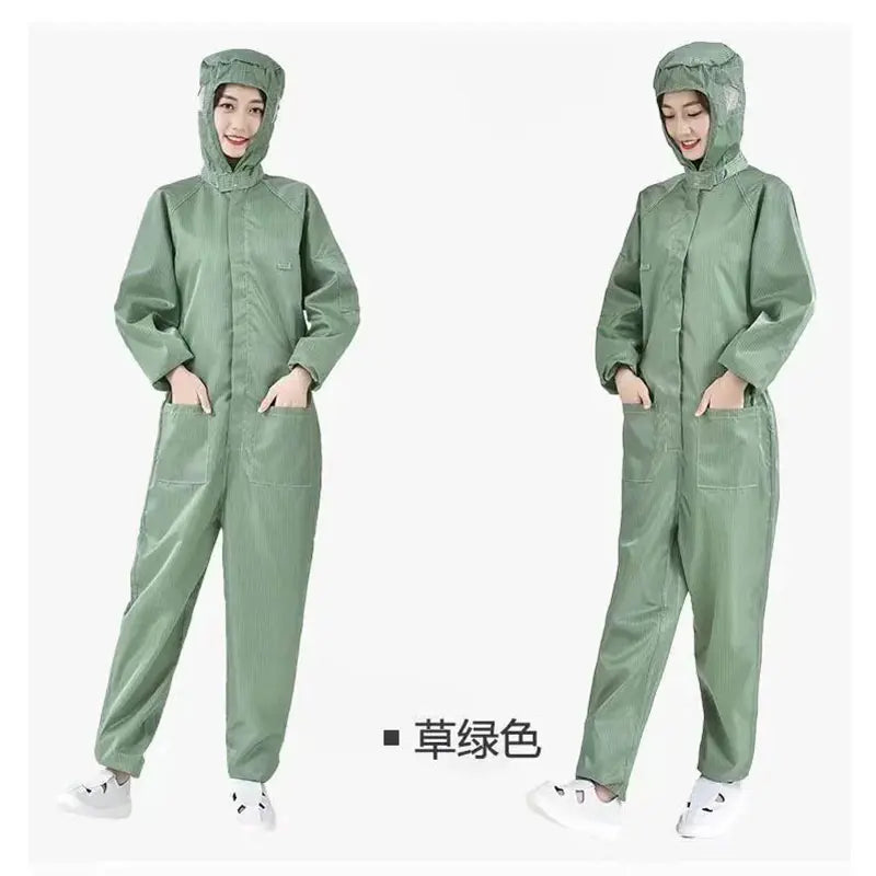 Unisex Coveralls Breathable Dustproof Safety Clothing Work Painting Clothes Sanitary Protection Jumpsuit Hazmat Zip Suit