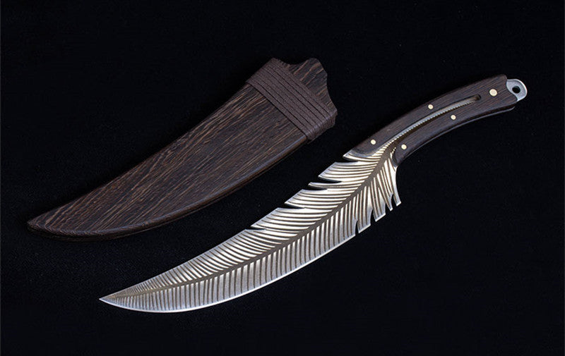 Traditionell kinesisk handgjord kniv