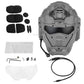 Tactical CS Helmet Paintball Airsoft Men Full Covered Helmets with Flip Mask Anti-fog Fan Shooting Helmet Built In Headset