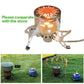 Stainless steel outdoor heating equipment camping drying heating hood camping equipment