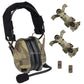 Tactical Bluetooth Headset Airsoft Noise Reduction Sound Pickup Headphone Paintball Shooting CS Hunting Foldable Headsets