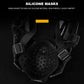 Tactical Mask Full Face Cyberpunk Cosplay Breathable Mask Double Sided Anti-fog Lenses Airsoft Paintball Wargame Protective Gear