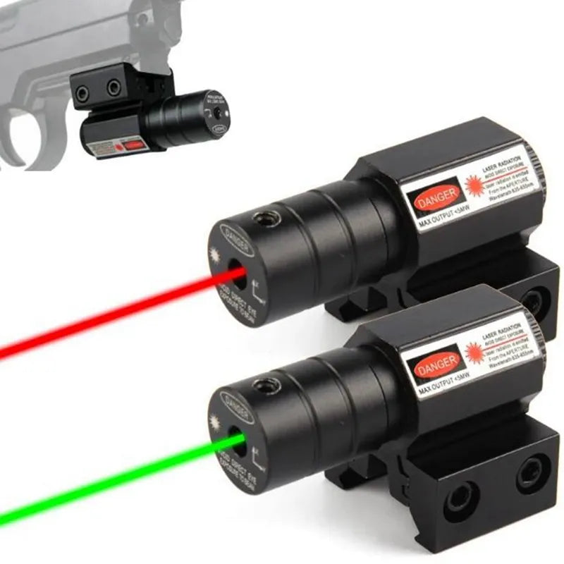 Tactical Red/Green Dot Laser Sight - Scope 11mm 20mm