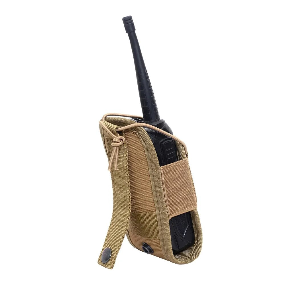 Walkie Talkie Väska 1000D - Vattentät Tactical Molle Bag