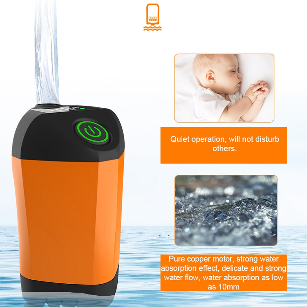 Campingdusch - Portable Electric Shower Pump IPX7 Waterproof & Digital Display for Camping