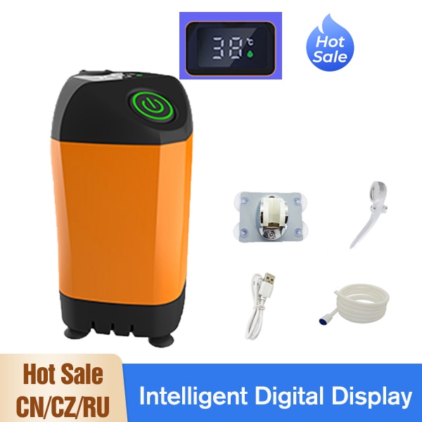 Campingdusch - Portable Electric Shower Pump IPX7 Waterproof & Digital Display for Camping