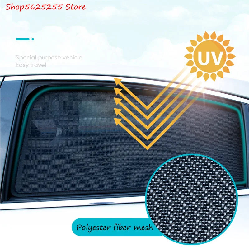 Car Sunshade Window Sunscreen Shading For Mazda 3 Axela GT 2019-2022 Anti-mosquito Netting Car Decoration Accessories