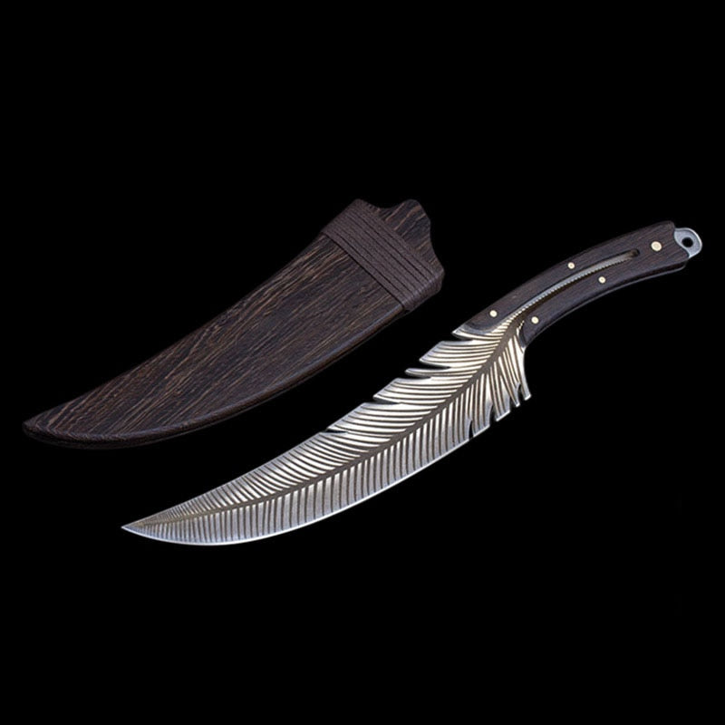 Traditionell kinesisk handgjord kniv