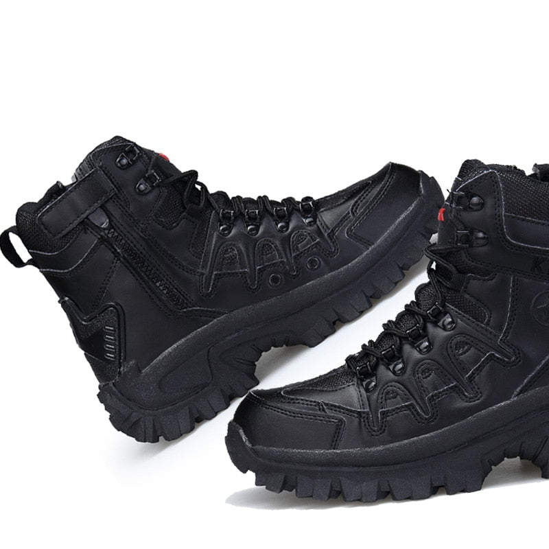 Winter/Autumn Men High Quality Brand Military Leather Boots Special Force Tactical Desert Combat Boats Outdoor Shoes Snow Boots