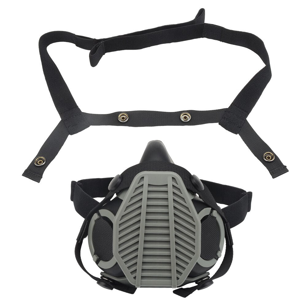 Special Operations Tactical Respirator Half-mask Replaceable Filter Antidust Mask Airsoft Paintball Military Shooting Gas Mask