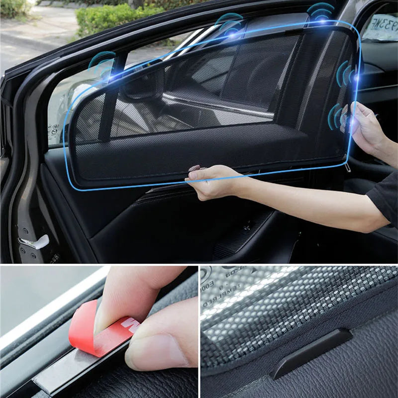 Car Sunshade Window Sunscreen Shading For Mazda 3 Axela GT 2019-2022 Anti-mosquito Netting Car Decoration Accessories