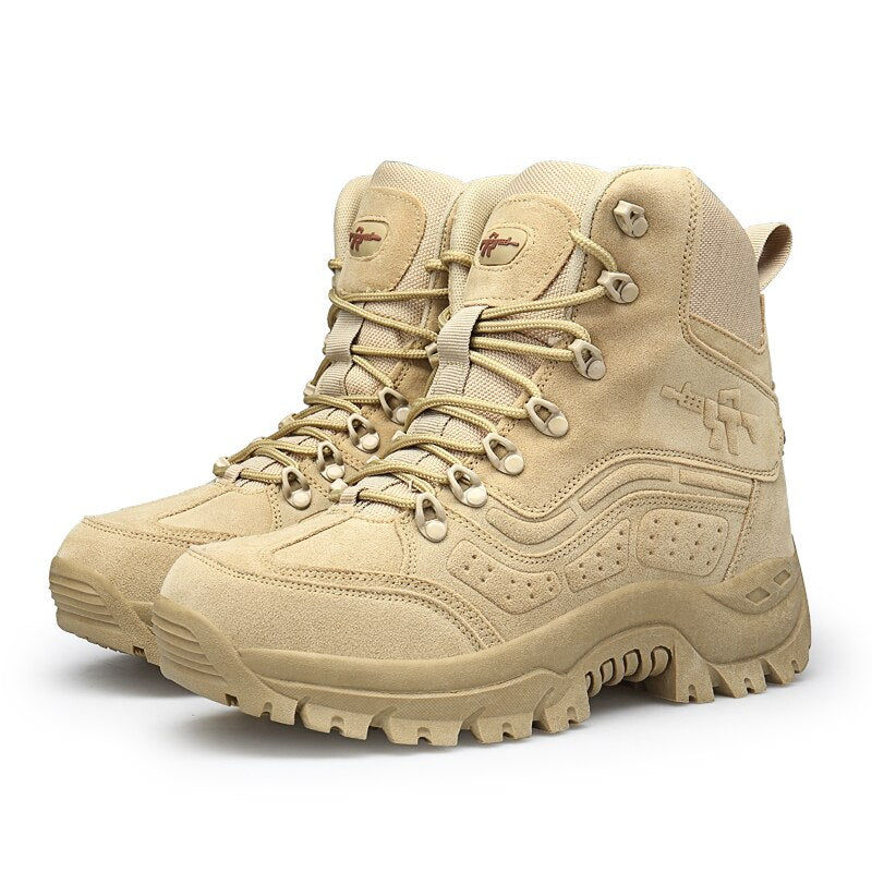 Winter/Autumn Men High Quality Brand Military Leather Boots Special Force Tactical Desert Combat Boats Outdoor Shoes Snow Boots