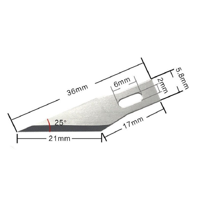 Kniv - Snidverktyg i aluminiumlegering för skulptur och konst tillverkning