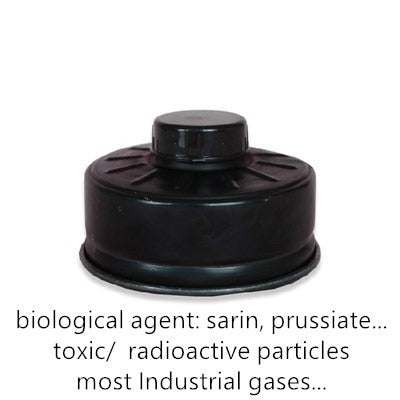 Protective Mask Gas Cartridge Carbon Filter For Chemical Pesticide Fumes Use With Respirator Replacement Canister