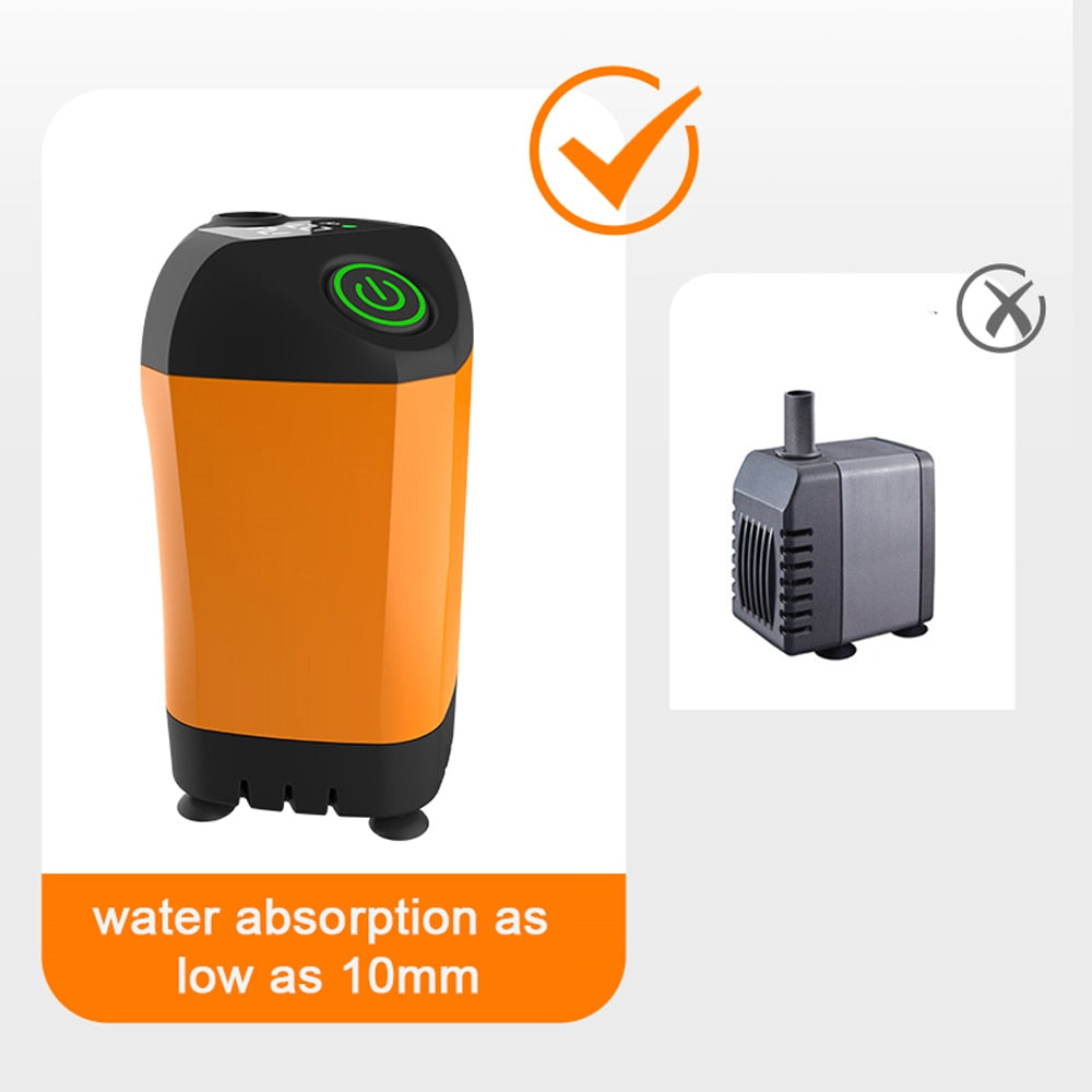 Campingdusch - Portable Electric Shower Pump IPX7 Waterproof & Digital Display for Camping