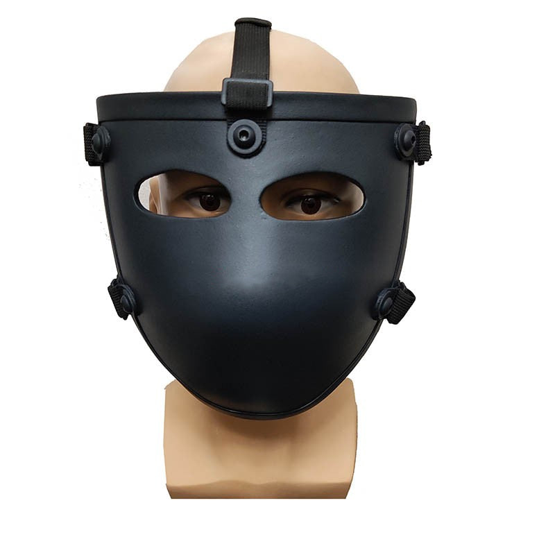 Taktisk Skyddsmask - Skottsäker - Aramid PE NIJ IIIA Tactical Bulletproof Mask för Militär, Polis, Väktare, Film