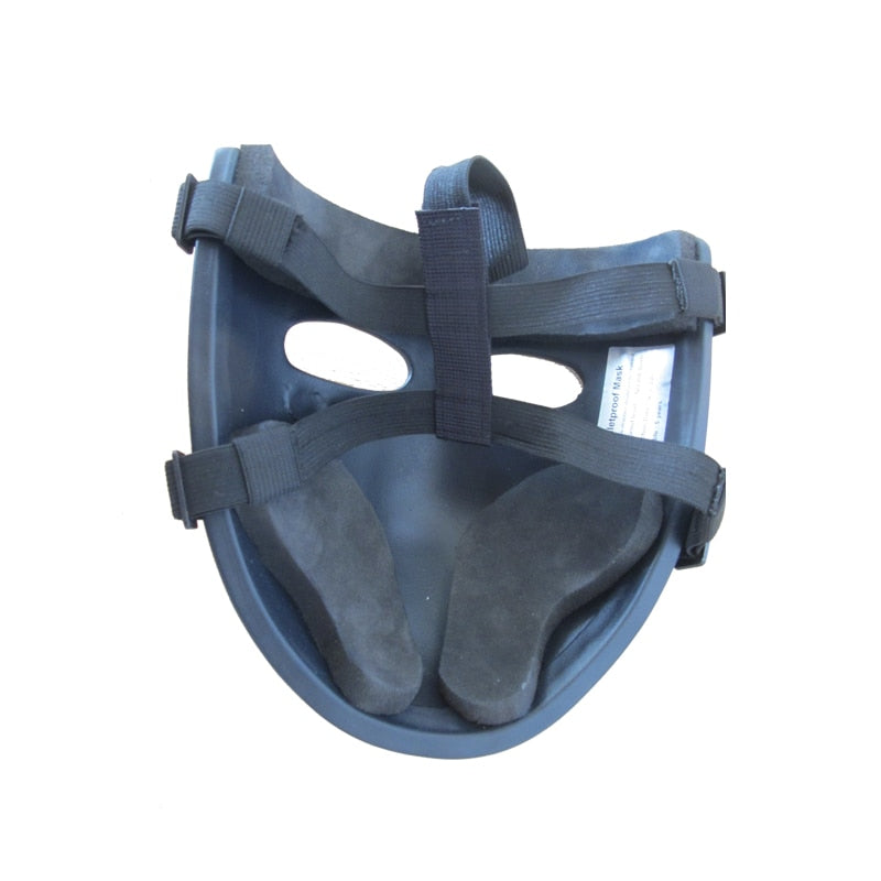 Taktisk Skyddsmask - Skottsäker - Aramid PE NIJ IIIA Tactical Bulletproof Mask för Militär, Polis, Väktare, Film