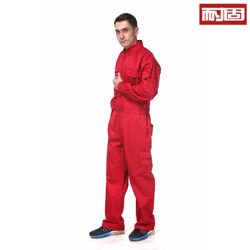 Work Wear Overalls for men Fashion Tooling Loose Cargo Overalls Long Sleeve Repairman Auto Repair Jumpsuits