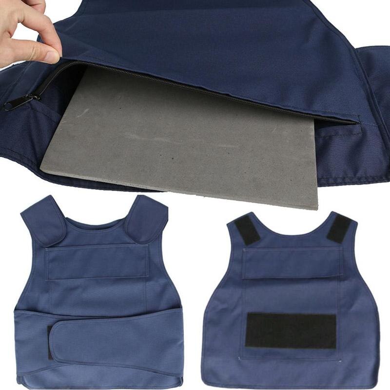 Skottsäker Väst - Tactical Vest Security Guard Bulletproof Protecting Clothes Insertable Steel Plate