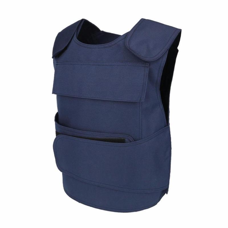 Skottsäker Väst - Tactical Vest Security Guard Bulletproof Protecting Clothes Insertable Steel Plate