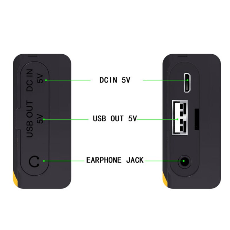 Nödradio och Powerbank - Laddas enkelt genom vev, solceller eller med batterier.