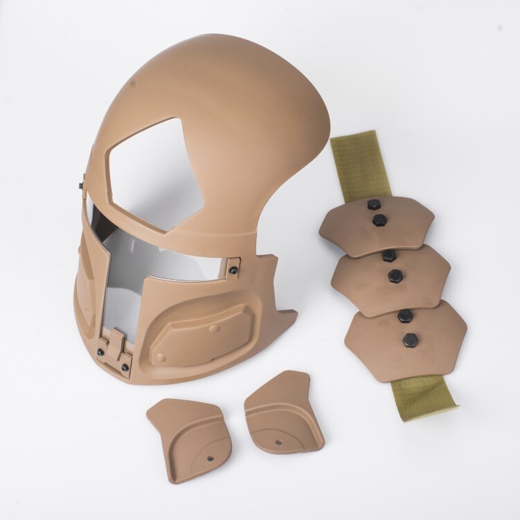 TIER NONE Galac-Tac US Army Tactical Bounty Hunter Sci-Fi Helmet Mask