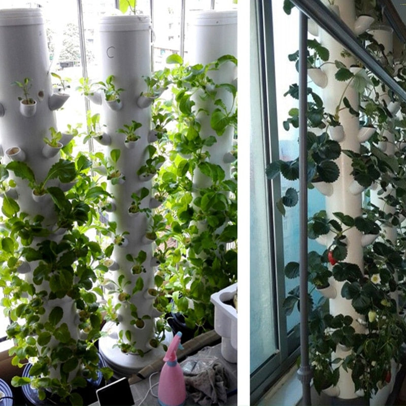 Hydroponiska kolonisationskoppar - Blombehållare Växtväxtkrukkopp Hydroponics Vertikal tornväxtkrukor 10st DIY hTillbehör