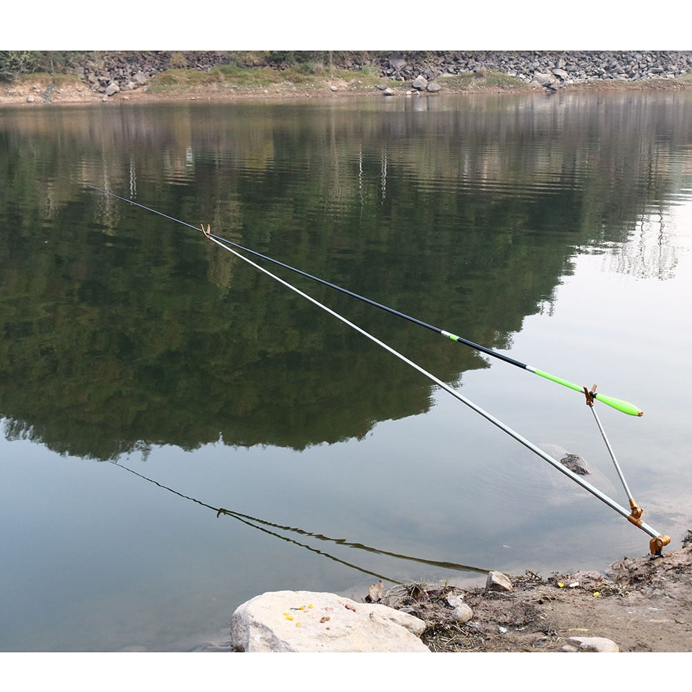 Fiskespöhållare - Vikbar Handspöhållare i Rostfritt Stål. Fiskeutrustning Teleskopisk  Ny 1,5M 1,7M 2,1M 2,3M