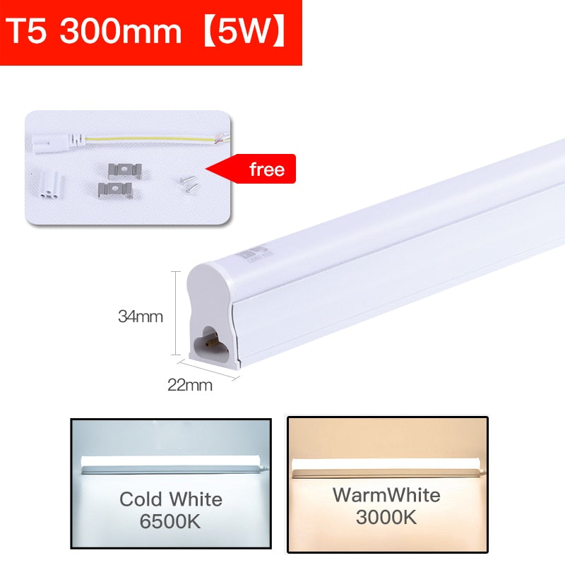 Lysrör T5, T8 Led Tube Light - 220V, 20W 30cm 60cm 120cm