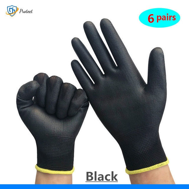 Skyddshandskar - Nitrilhandskar, Välj mellan 6-30 par. Nitrile Gloves - Protective Work Gloves, CE, EN388