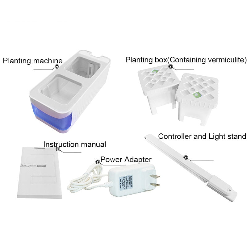 Hydroponisk Köksodlingslåda - Hydroponic Indoor Herb Garden Kit