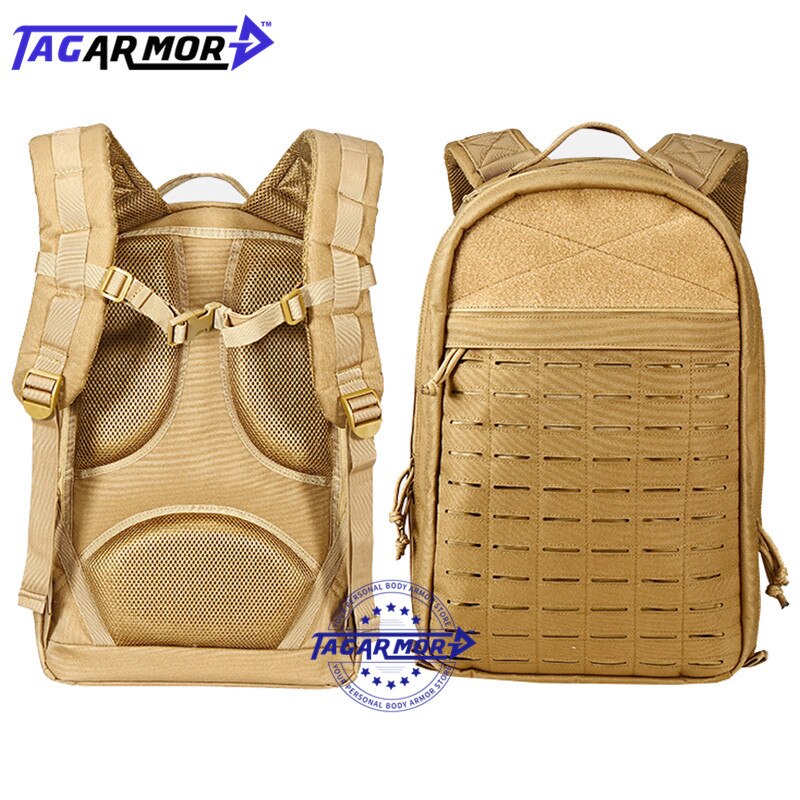 Skottsäker Ryggsäck - Outdoor Level IIIA Ballistic Protection Bookbag Bulletproof Backpack with Bullet Proof Panel