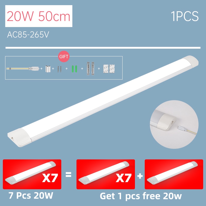 Lysrör T5, T8 Led Tube Light - 220V, 20W 30cm 60cm 120cm