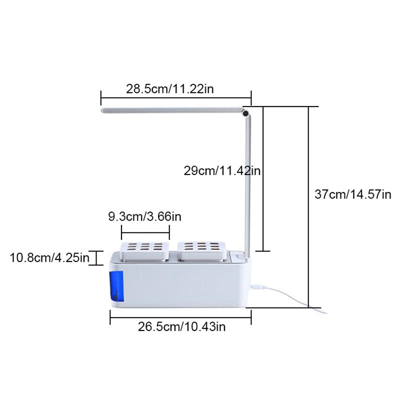 Hydroponisk Köksodlingslåda - Hydroponic Indoor Herb Garden Kit