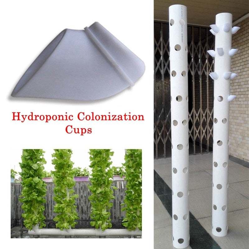 Odlingsbehållare för Hydroponisk Vertikal odlingskolonn - 5st Do It Yourself - 5 st DIY Plant Grow Pot Cup Hydroponic Colonization Cups