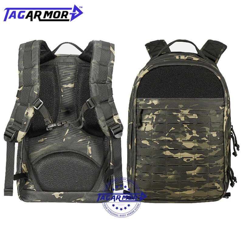 Skottsäker Ryggsäck - Outdoor Level IIIA Ballistic Protection Bookbag Bulletproof Backpack with Bullet Proof Panel